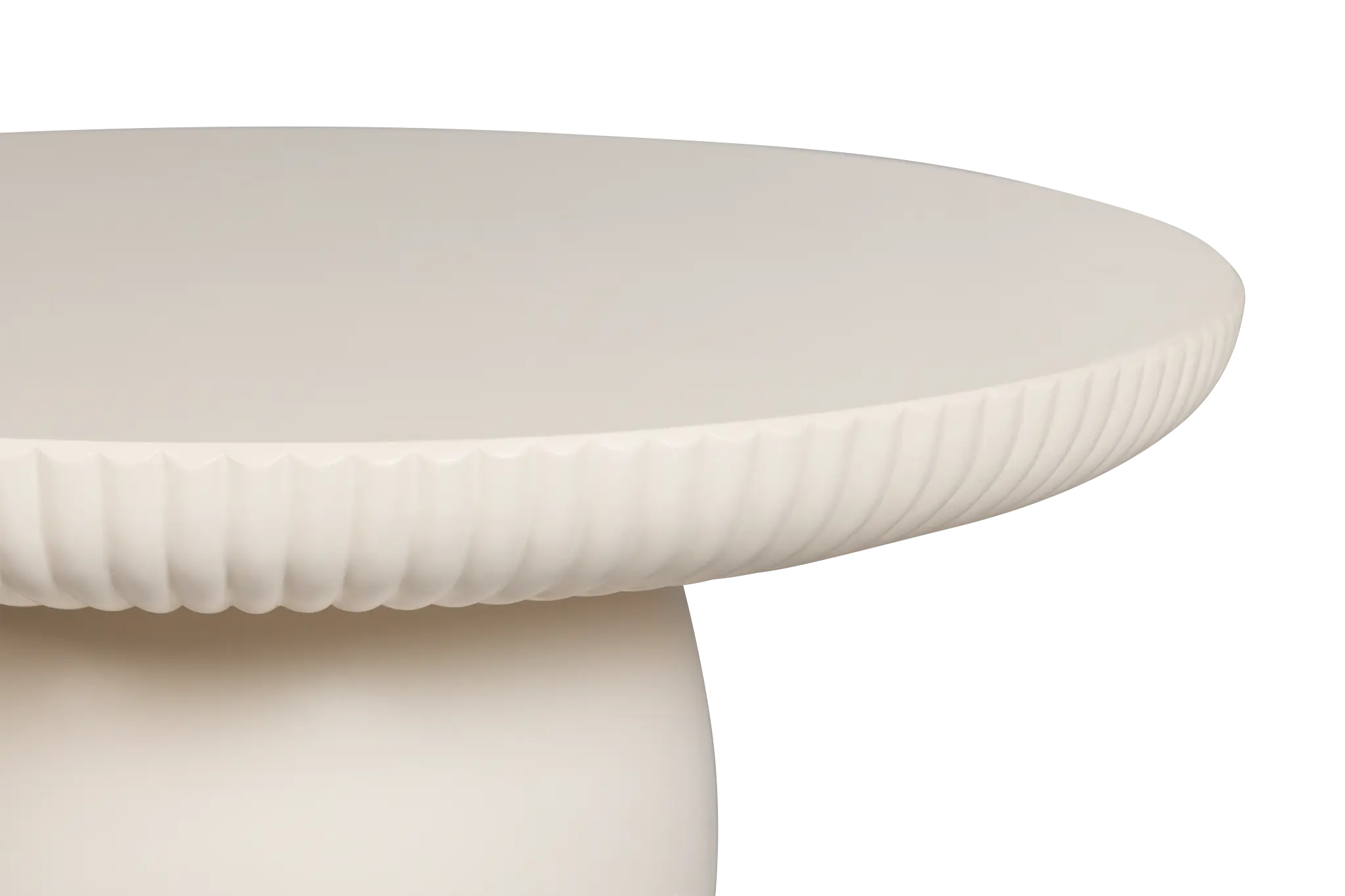 Cypress White Large Round Coffee Table Cypress White Large Round Coffee Table
