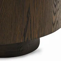 Towns Dark Tone Round Coffee Table