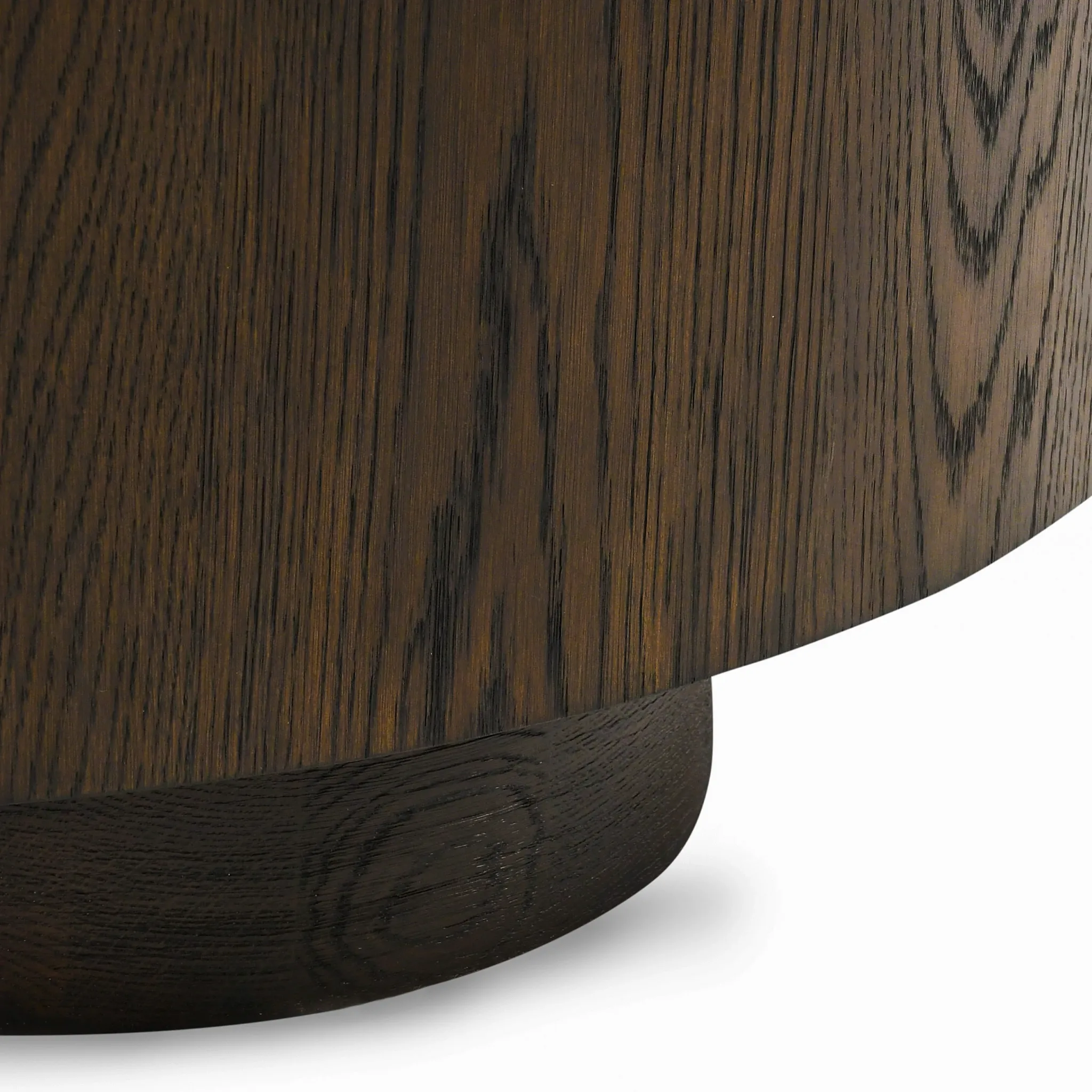 Towns Dark Tone Round Coffee Table