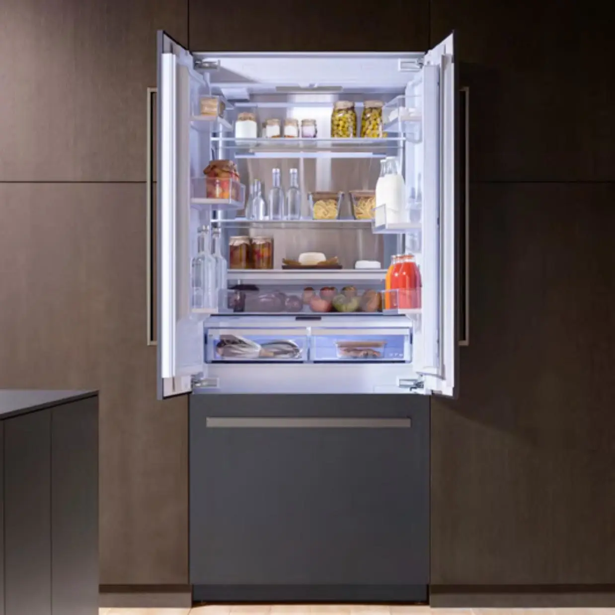 Bertazzoni 36 Series Stainless Steel Set Of 3 Door Panel Bertazzoni 36 Series Stainless Steel Set Of 3 Door Panel