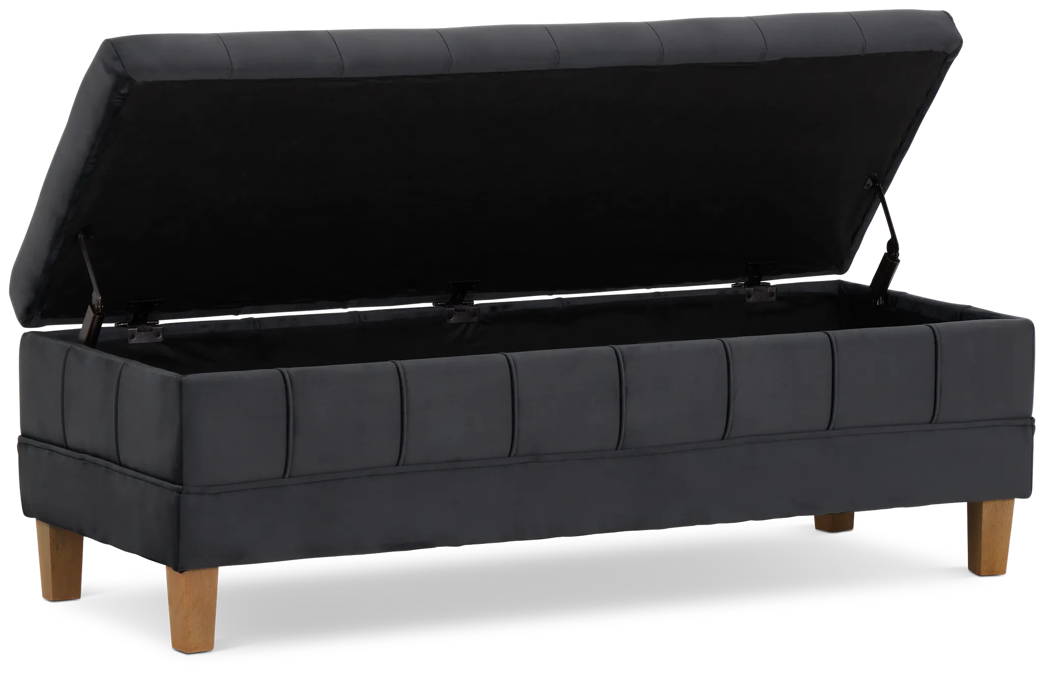 Crosby Gray Storage Bench