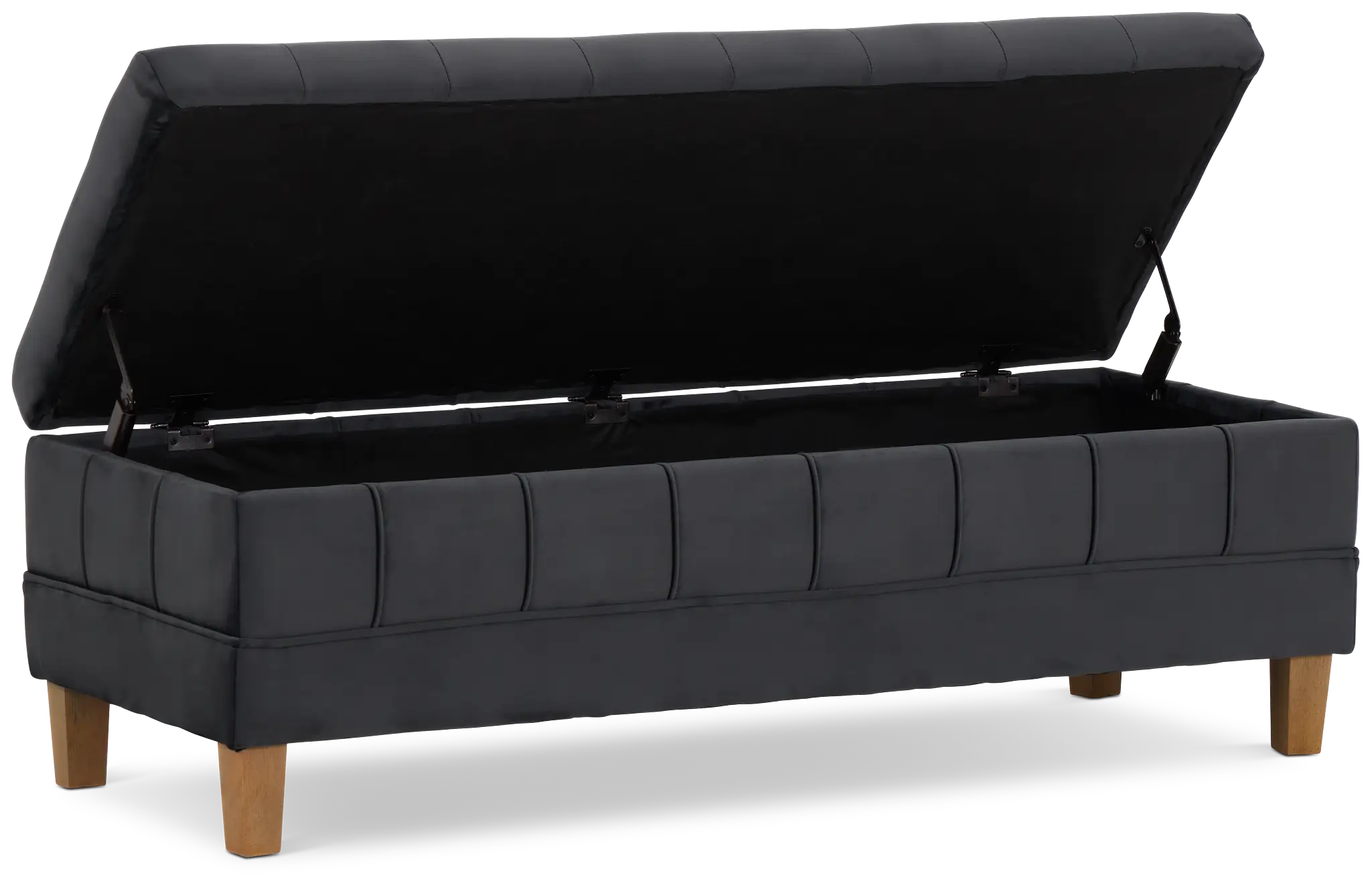 Crosby Gray Storage Bench Crosby Gray Storage Bench