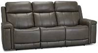 Jayden Gray Micro Power Reclining Sofa