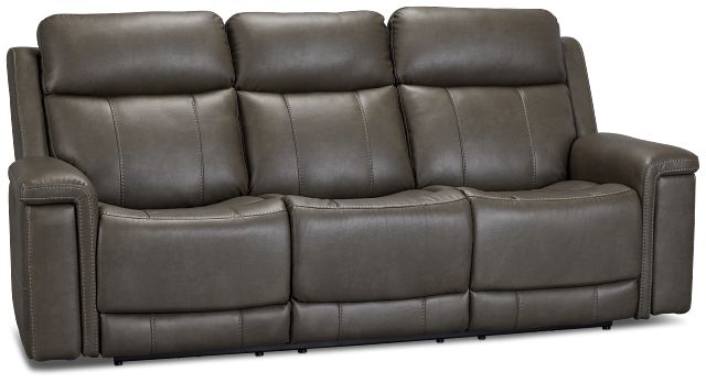 Jayden Gray Micro Power Reclining Sofa