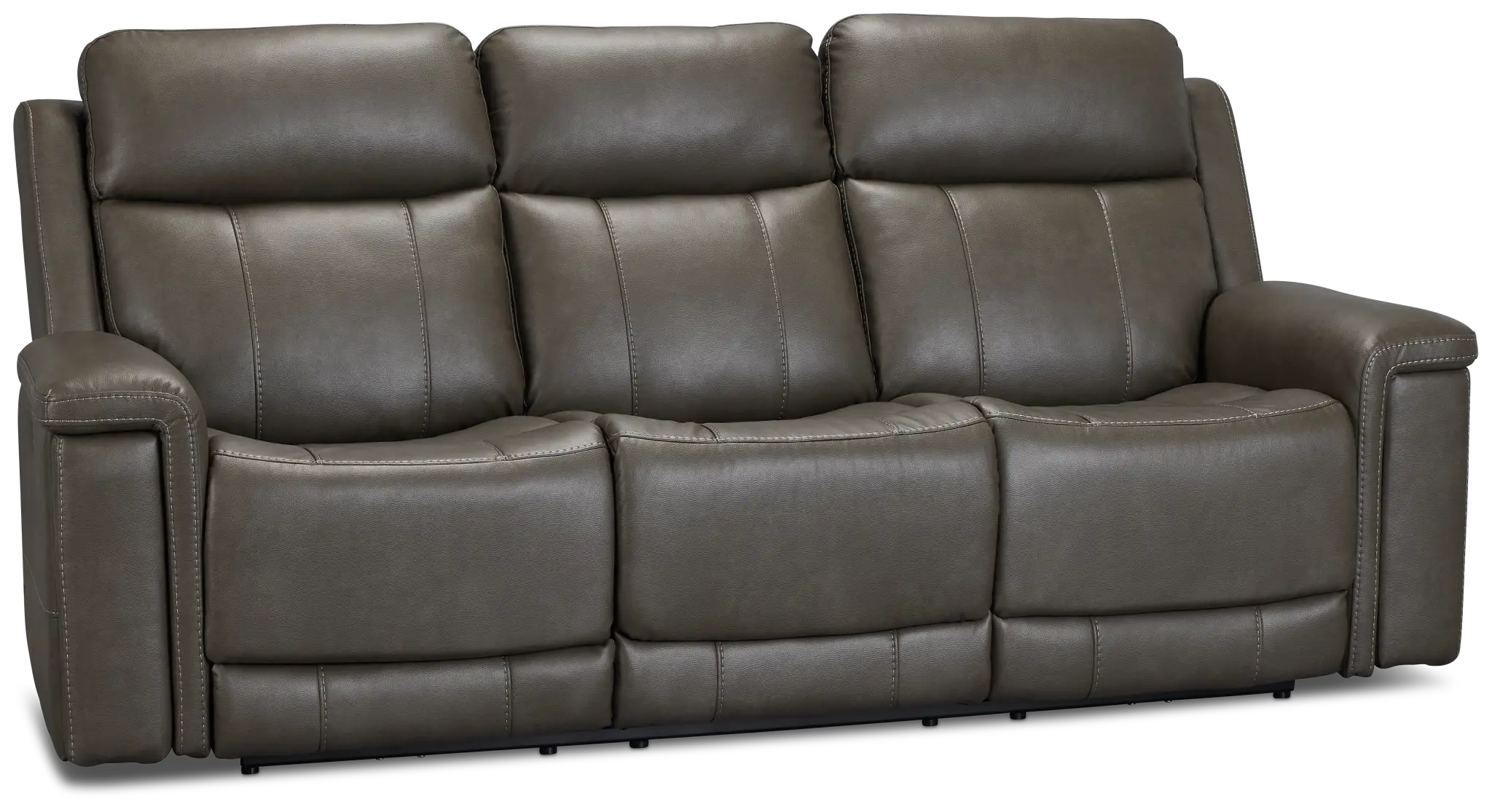 Jayden Gray Micro Power Reclining Sofa Jayden Gray Micro Power Reclining Sofa