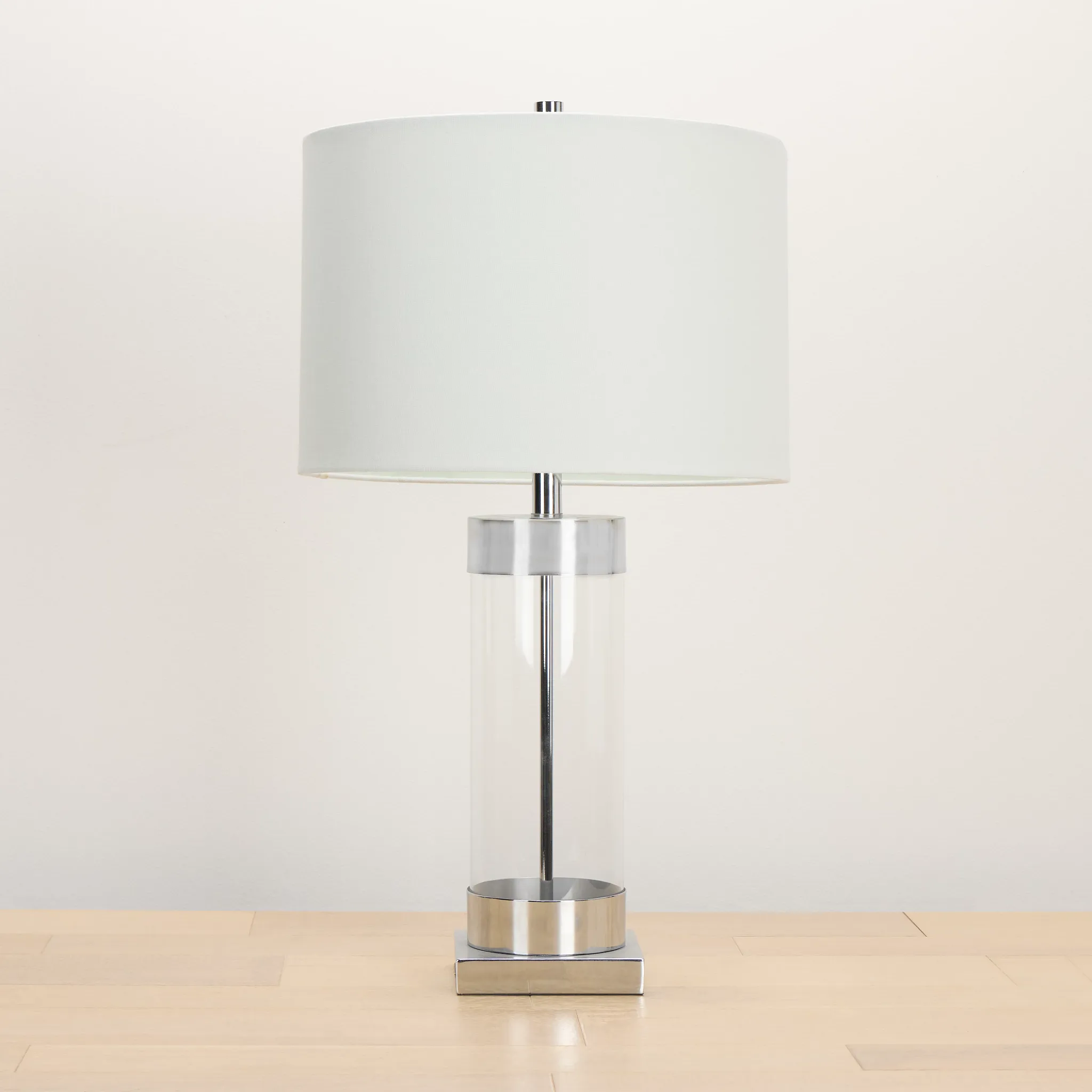 Lucia Chrome Small Table Lamp