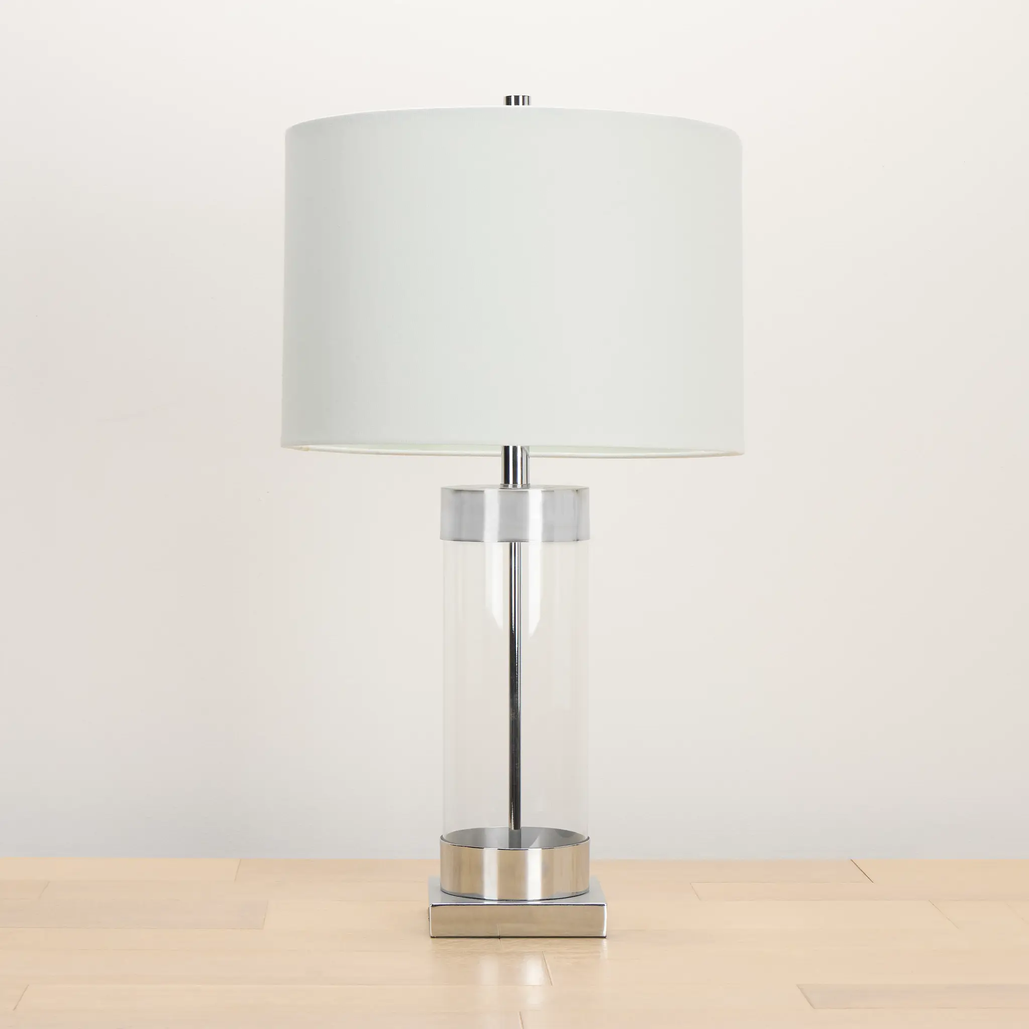 Lucia Chrome Small Table Lamp Lucia Chrome Small Table Lamp