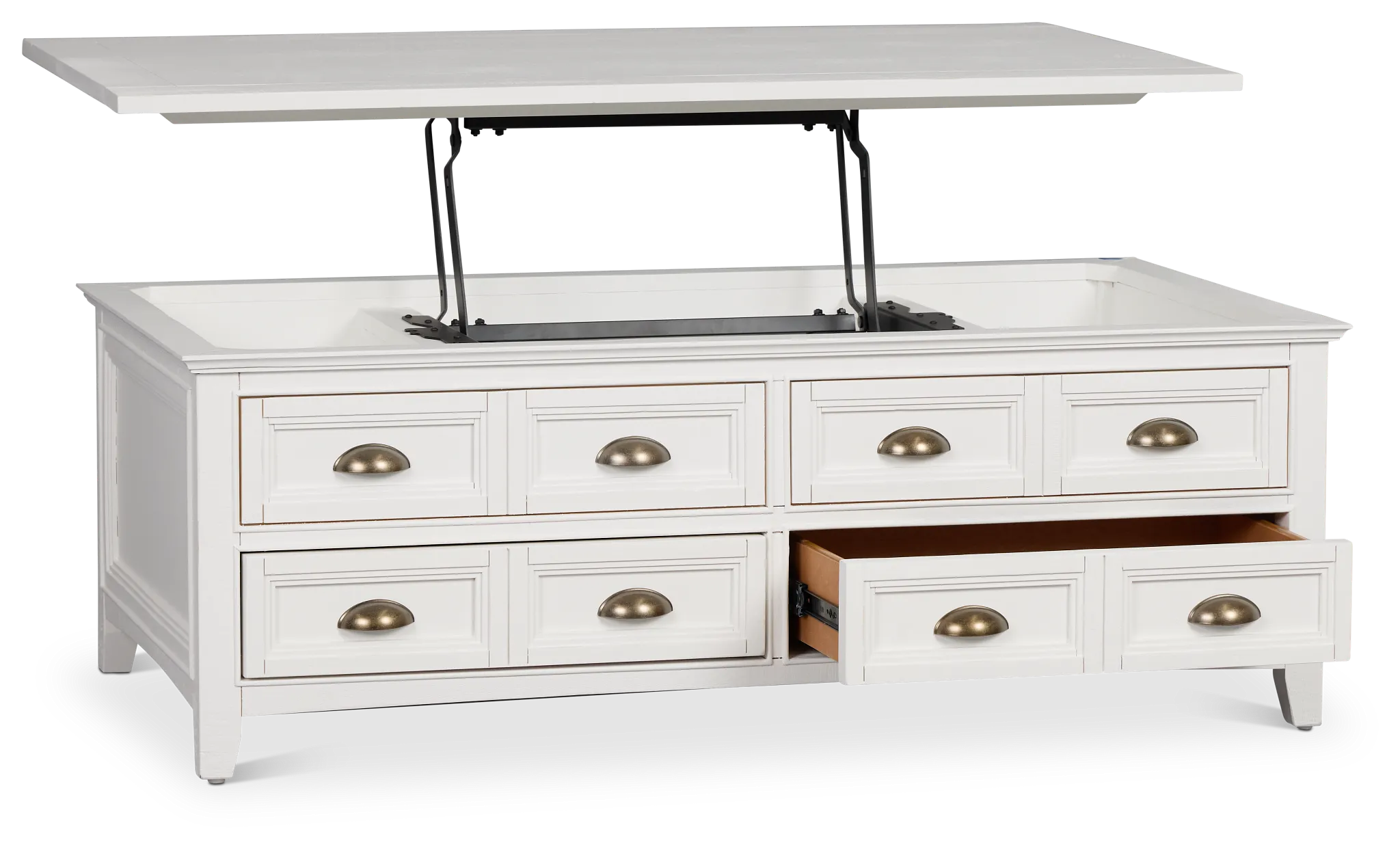 Heron Cove White Lift Coffee Table