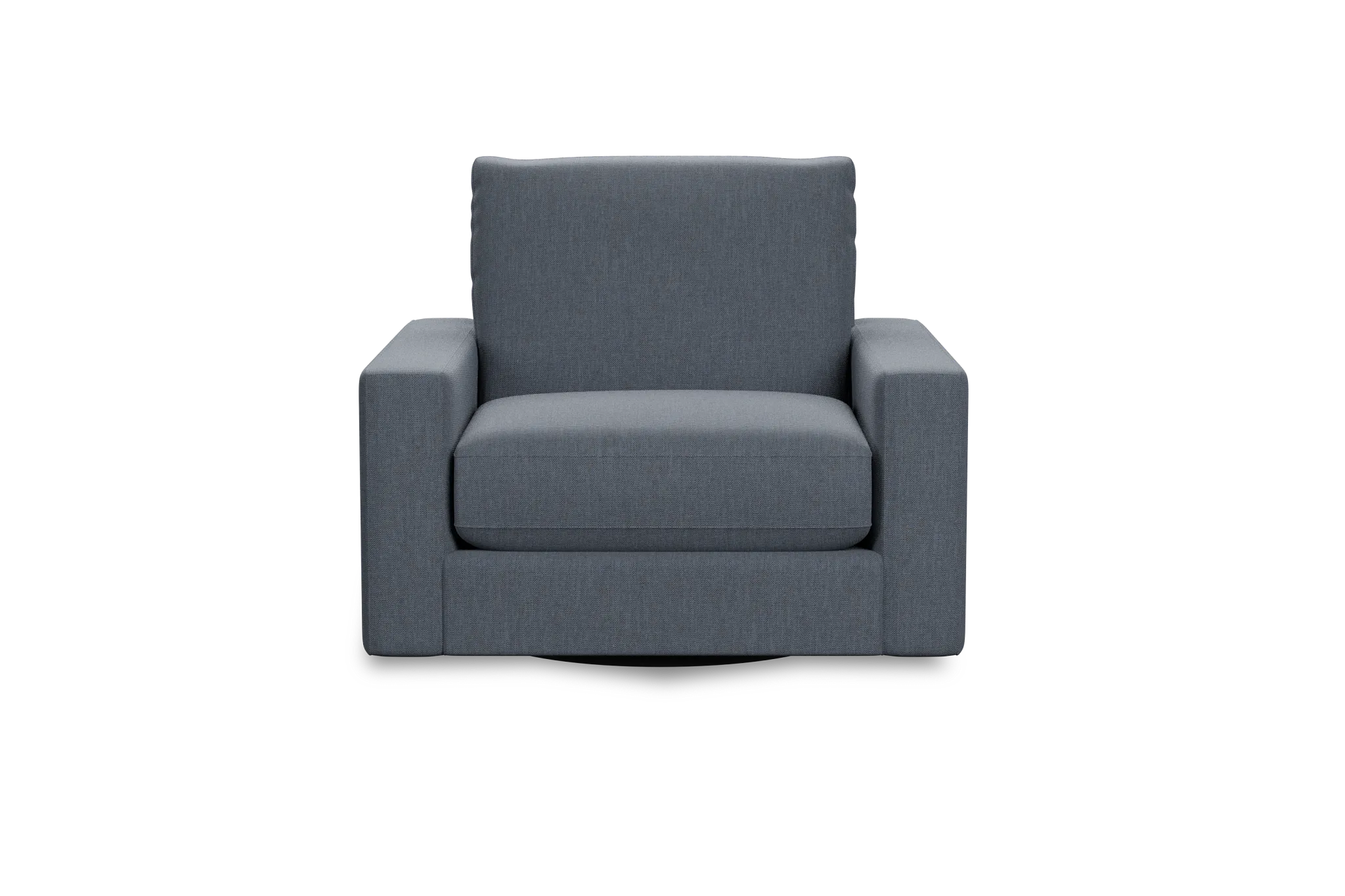 Edgewater Victory Dark Blue Swivel Chair