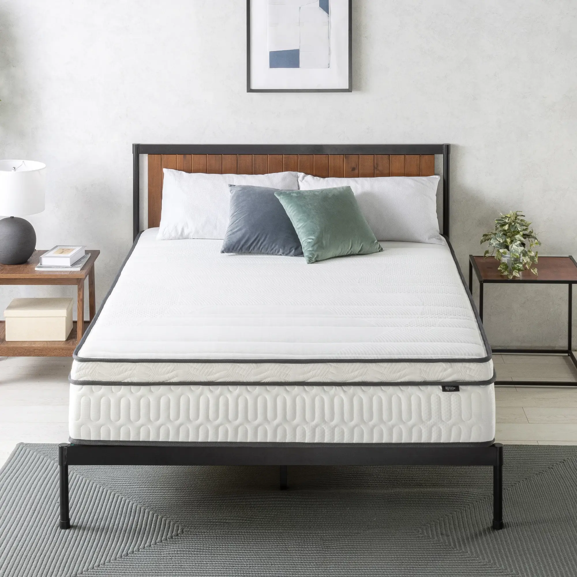 Rest & Renew By Zinus 8" Hybrid Memory Foam & Innerspring Mattress Rest & Renew By Zinus 8" Hybrid Memory Foam & Innerspring Mattress