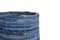 Ira Dark Blue Set Of 3 Basket