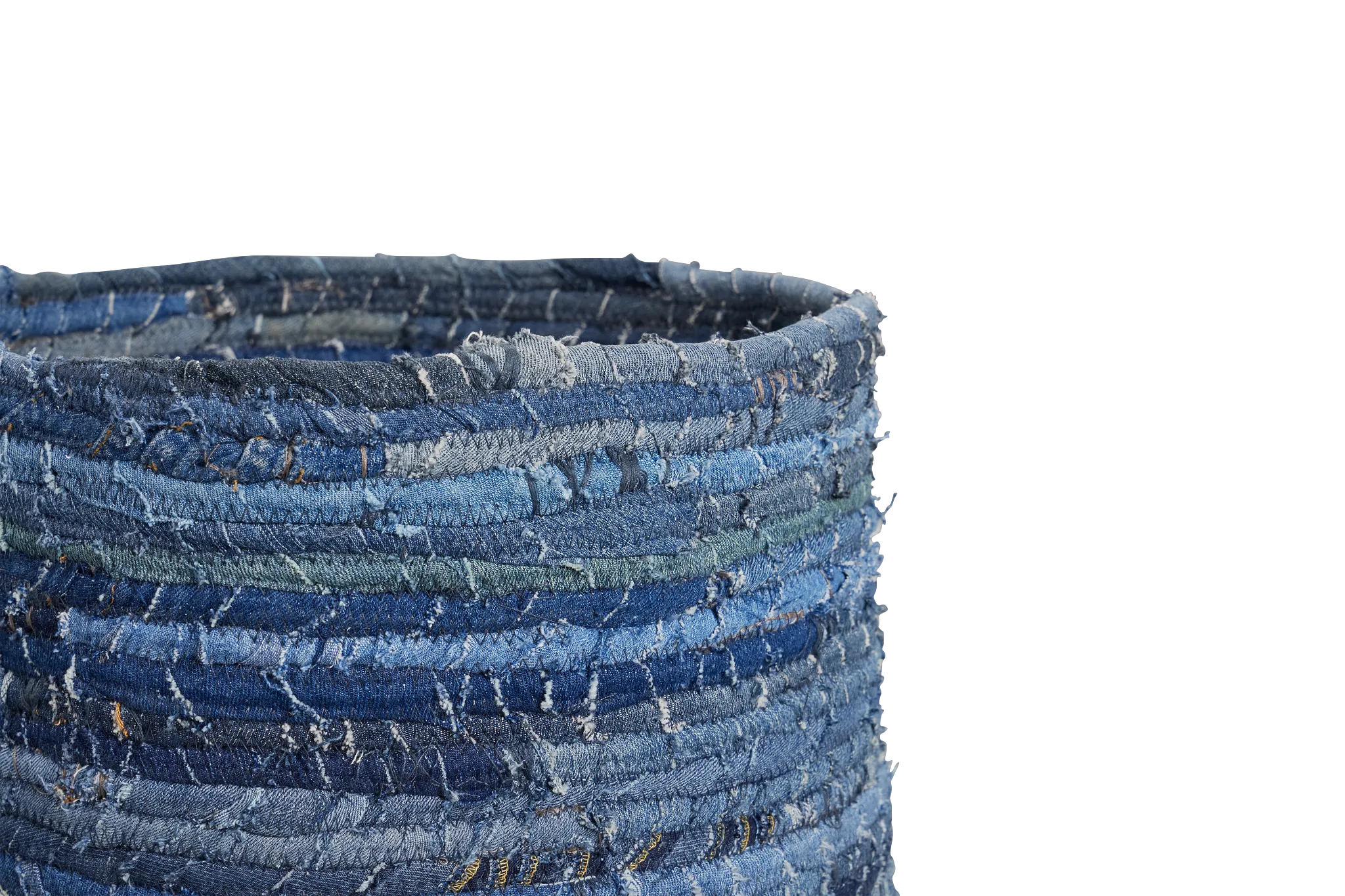 Ira Dark Blue Set Of 3 Basket