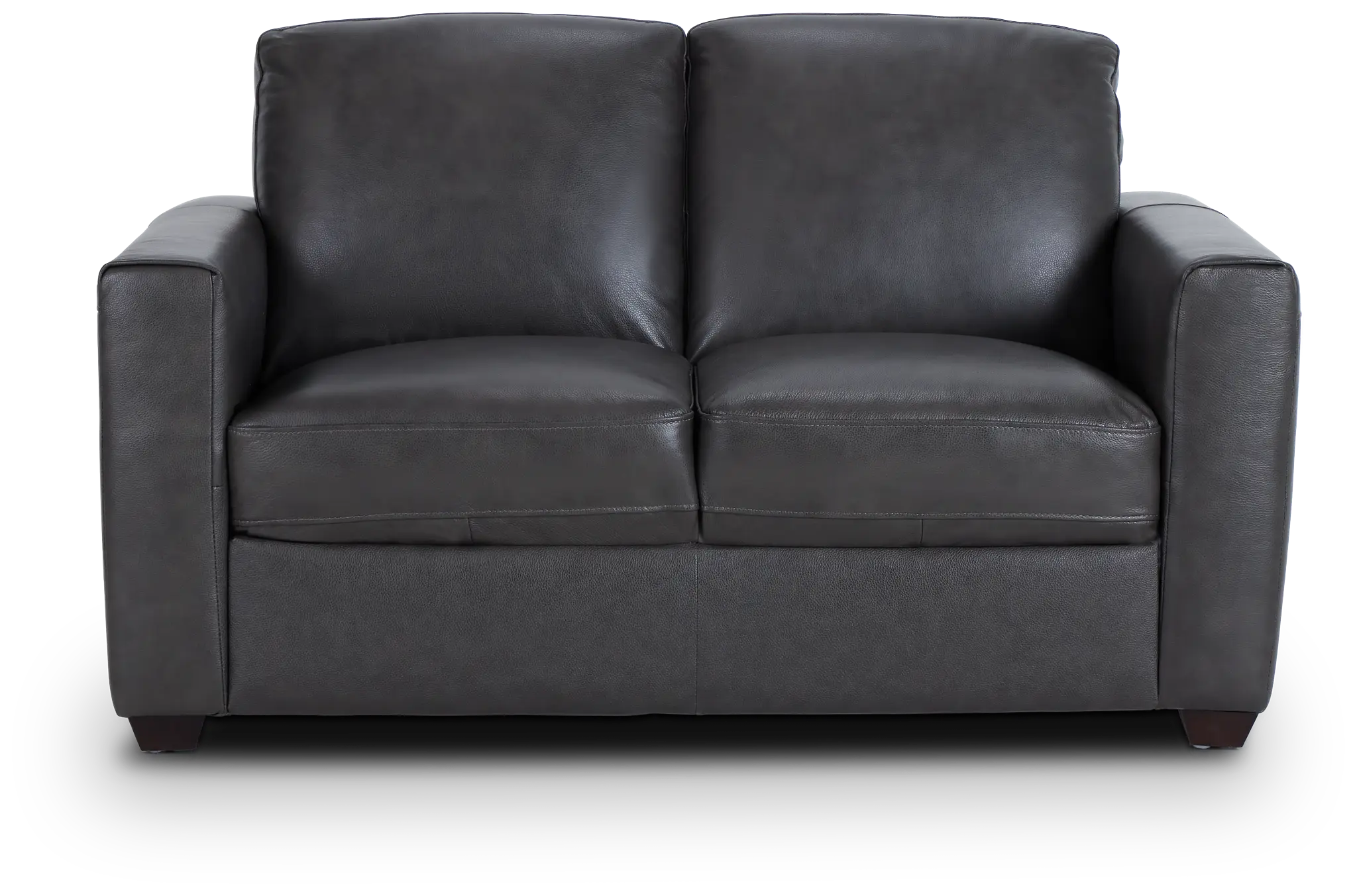 Lane Dark Gray Lthr/vinyl Loveseat Lane Dark Gray Lthr/vinyl Loveseat