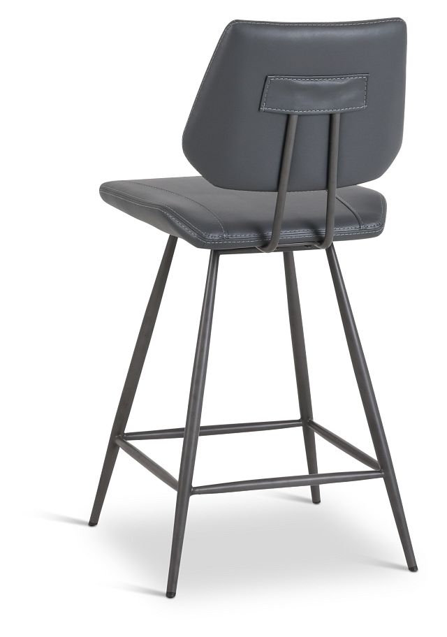 Gunnar Dark Gray 24" Upholstered Barstool