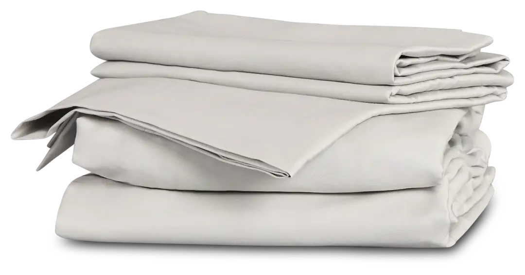 Rest & Renew Cotton Sateen Gray 300 Thread Duvet Set Rest & Renew Cotton Sateen Gray 300 Thread Duvet Set