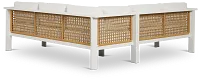 Sunrise White Small Left Chaise Sectional