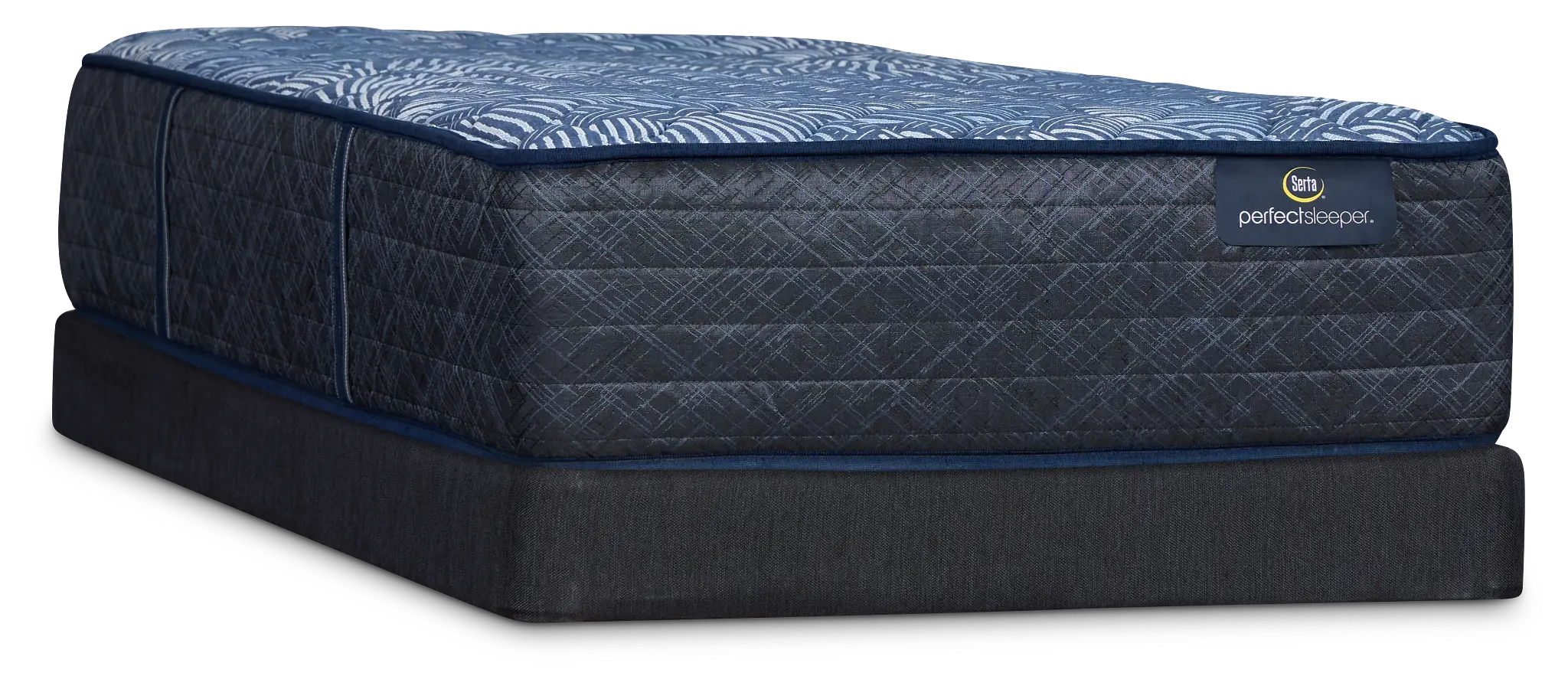 Serta Perfect Sleeper Cobalt Calm Extra Firm Low-profile Mattress Set Serta Perfect Sleeper Cobalt Calm Extra Firm Low-profile Mattress Set