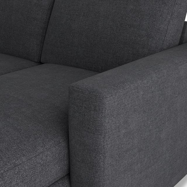 Citymod Dark Gray Fabric Medium Right Chaise Sectional
