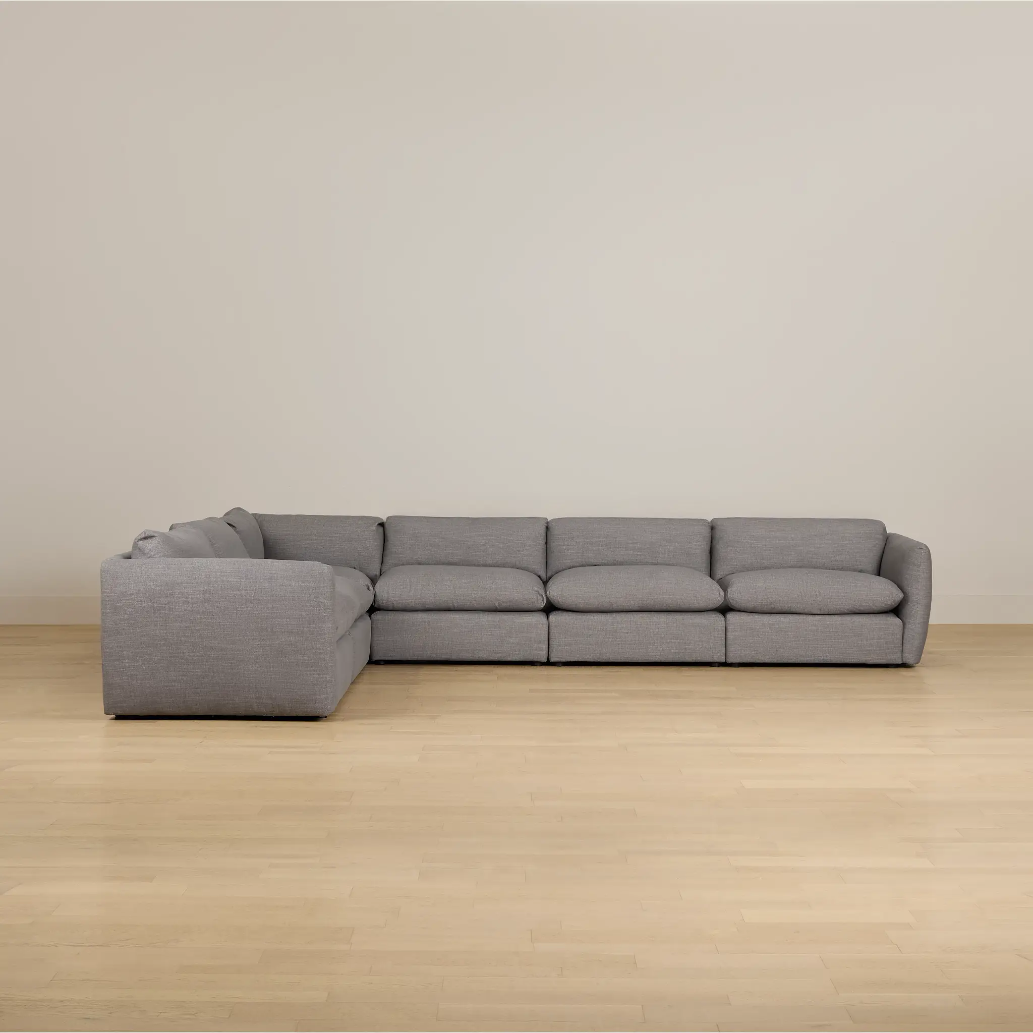 Serena Gray Fabric 6-piece Modular Sectional Serena Gray Fabric 6-piece Modular Sectional