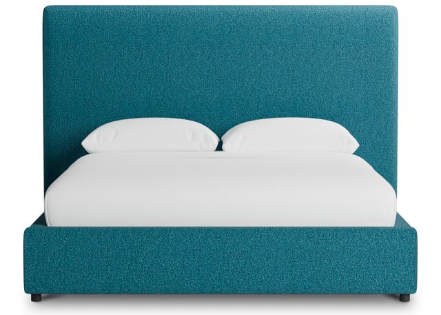 Grayton Elite Teal 54" Upholstered Platform Bed