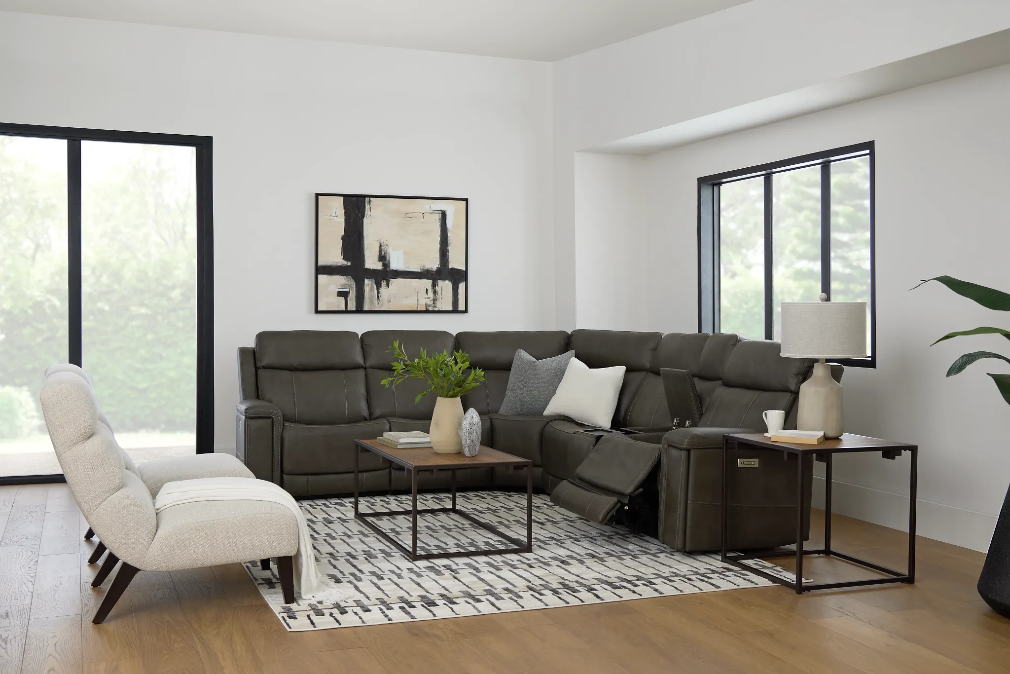 Reggie Dark Tone Coffee Table