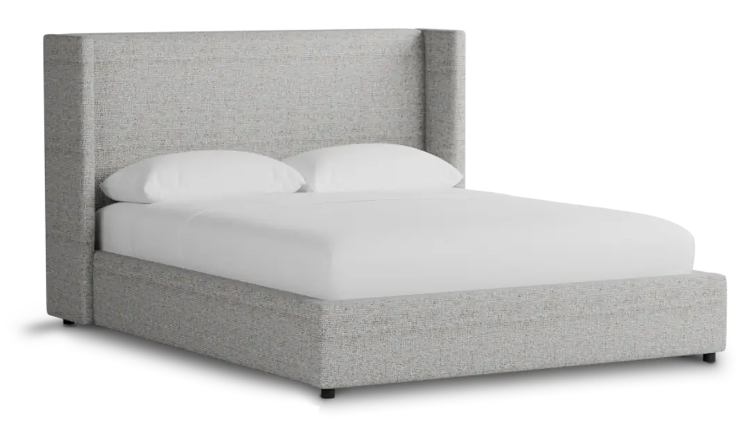 Captiva Natural Beauty Gray 48" Upholstered Shelter Bed Captiva Natural Beauty Gray 48" Upholstered Shelter Bed
