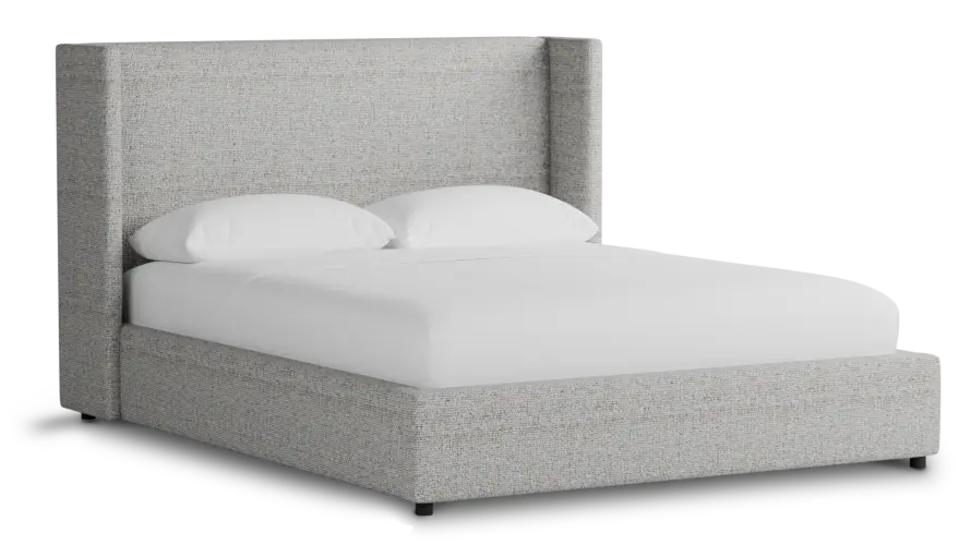 Captiva Natural Beauty Gray 48" Upholstered Shelter Bed Captiva Natural Beauty Gray 48" Upholstered Shelter Bed