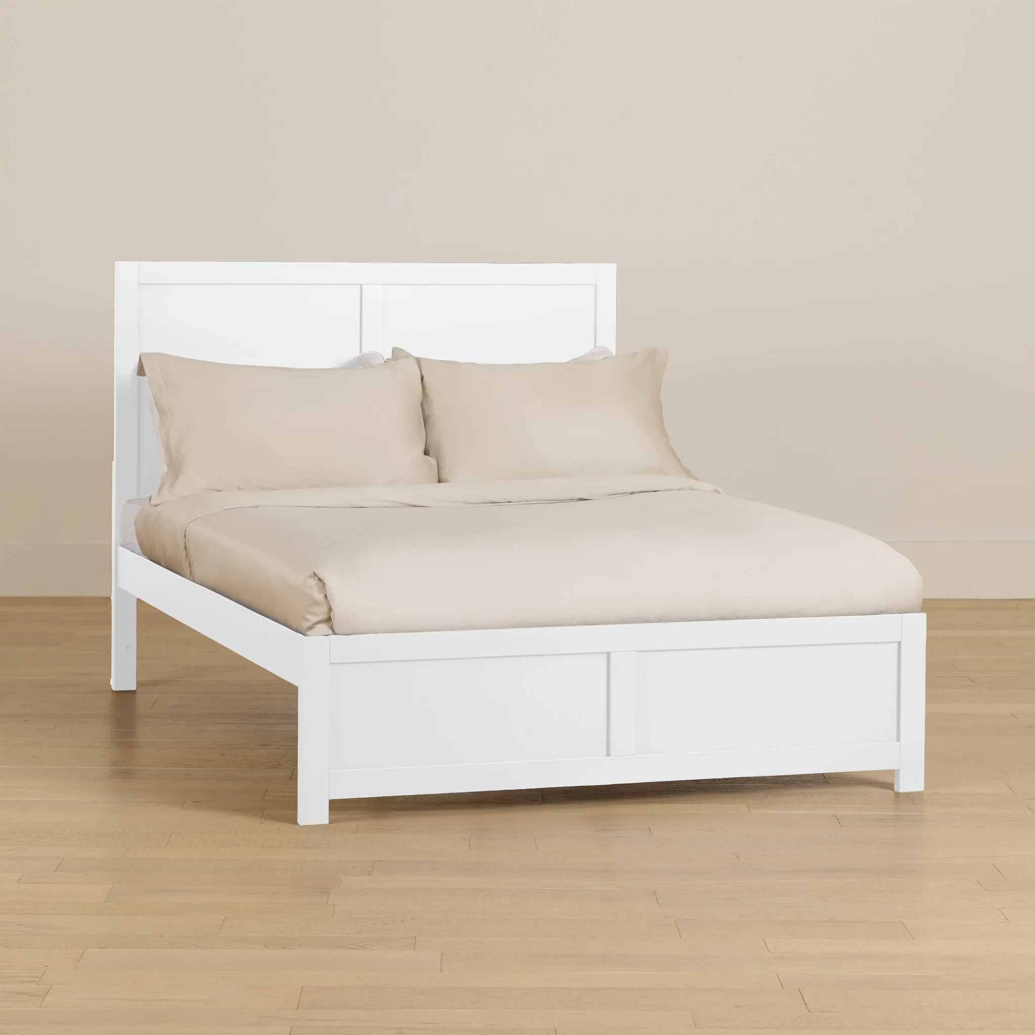 Charleston White Panel Bed