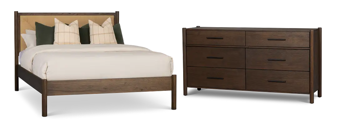 Santorini Dark Tone Woven Panel Bedroom Santorini Dark Tone Woven Panel Bedroom