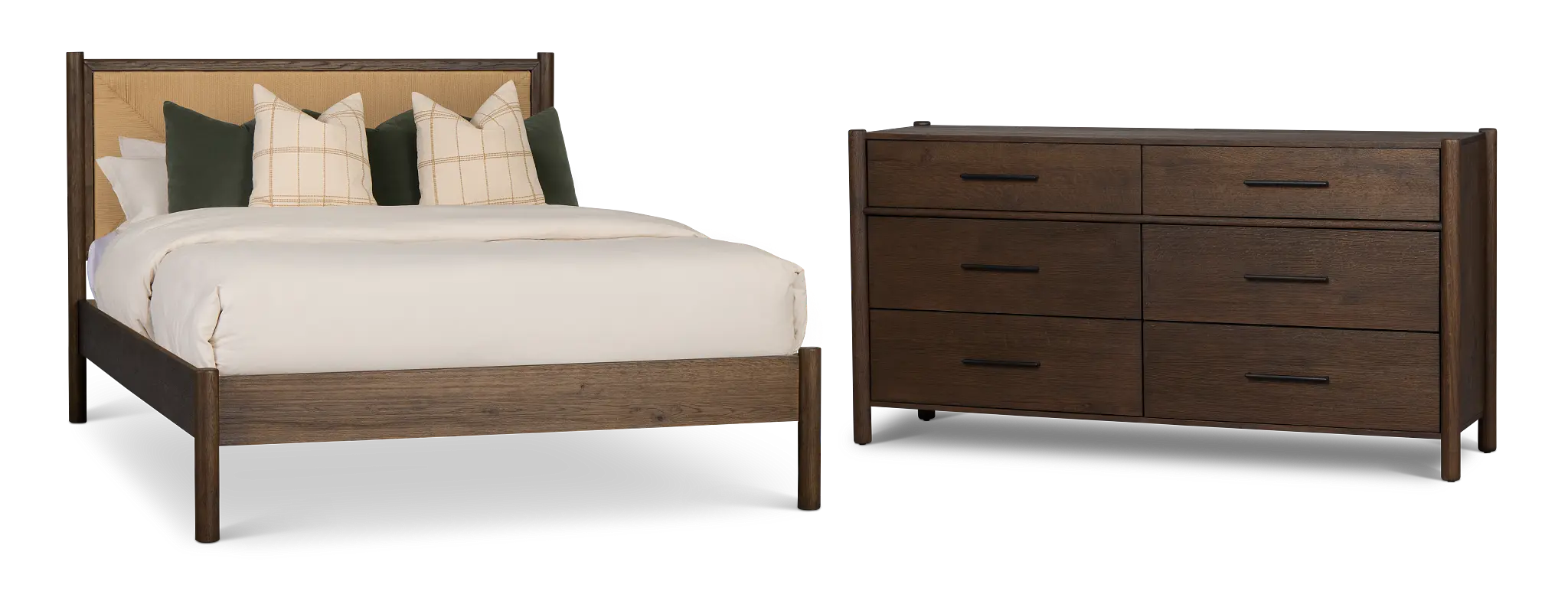 Santorini Dark Tone Woven Panel Bedroom Santorini Dark Tone Woven Panel Bedroom