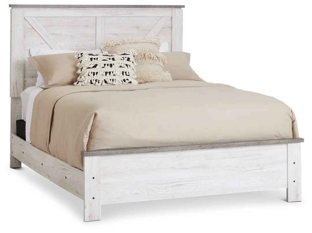 Blueridge Two-tone Panel Bed Blueridge Two-tone Panel Bed
