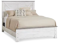Blueridge Two-tone Panel Bed