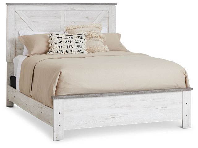 Blueridge Two-tone Panel Bed (1)