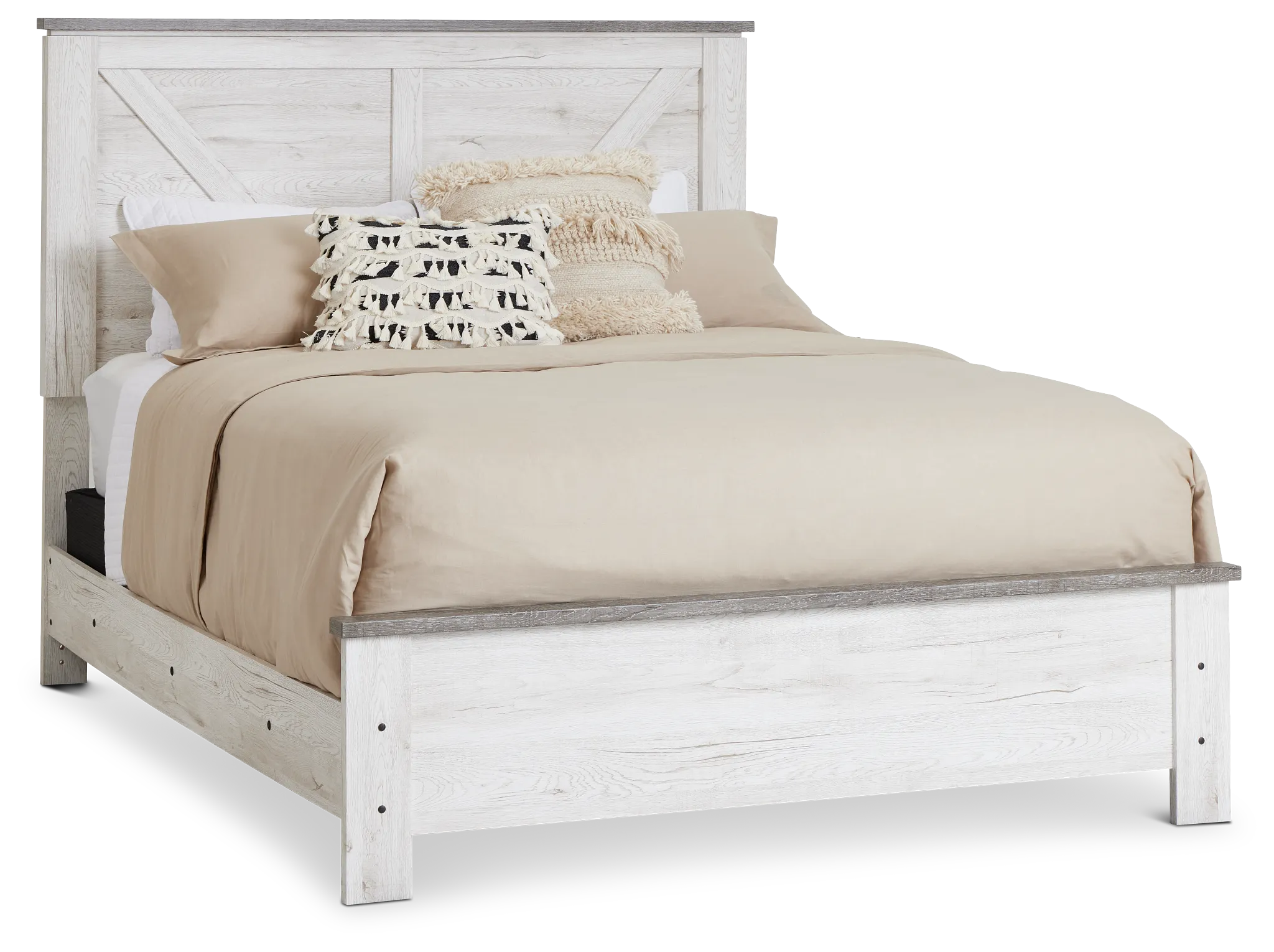 Blueridge Two-tone Panel Bed