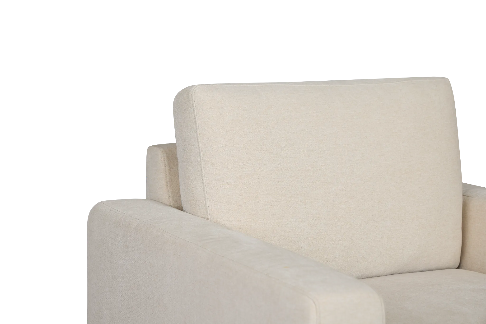 Addie Beige Fabric Left Chaise Storage Sectional