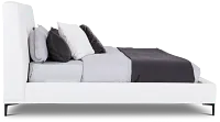 Emit Ivory Uph Panel Bed