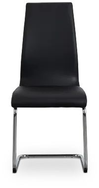 Lennox Black Upholstered Side Chair