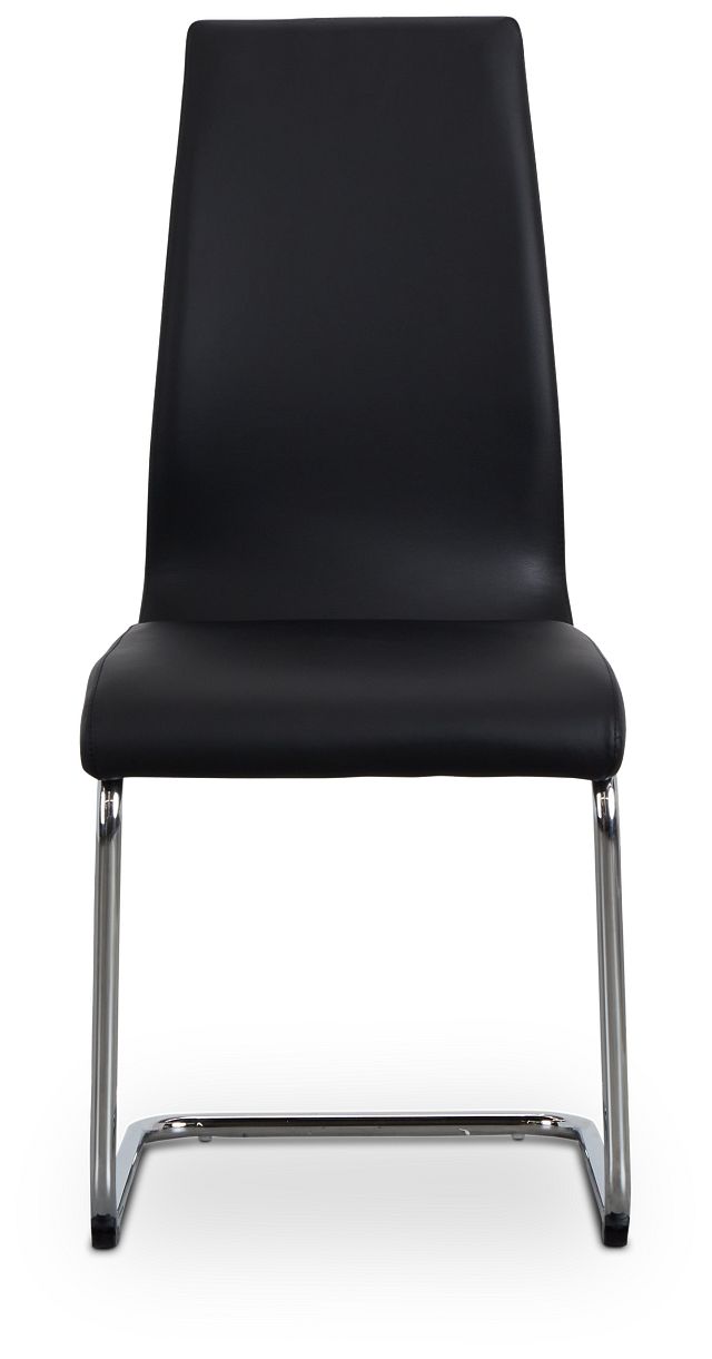 Lennox Black Upholstered Side Chair