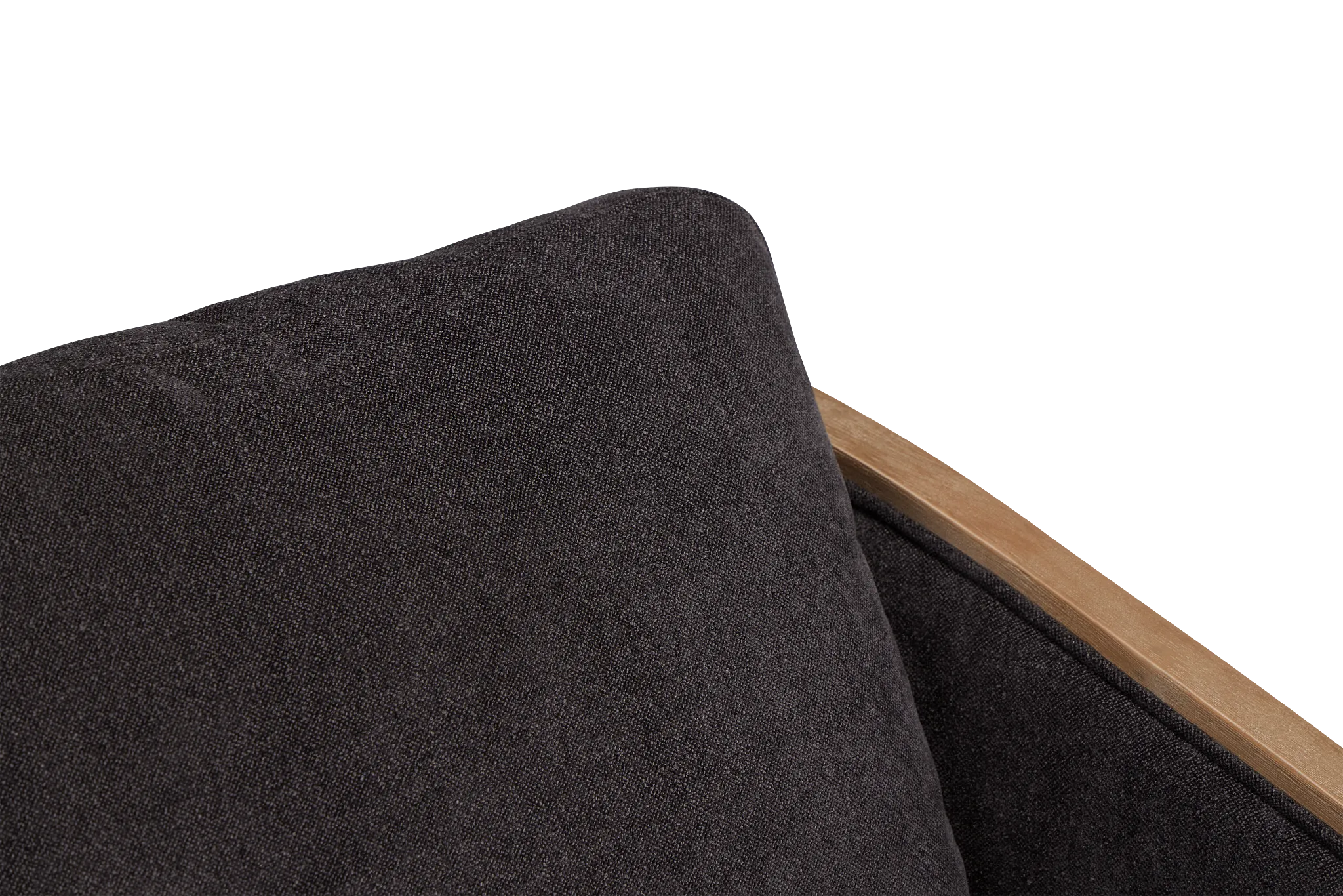 Campbell Dark Gray Fabric Swivel Accent Chair