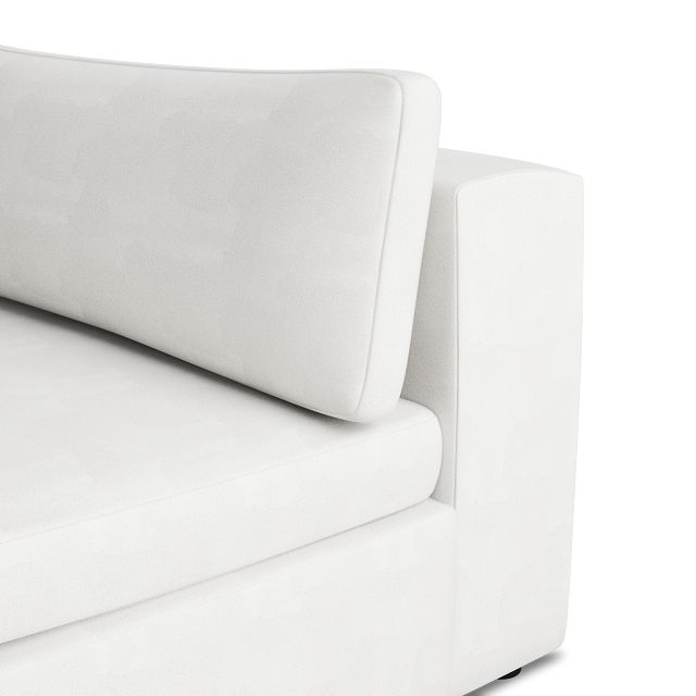 Destin Sutton White Fabric 8-piece Modular Sectional
