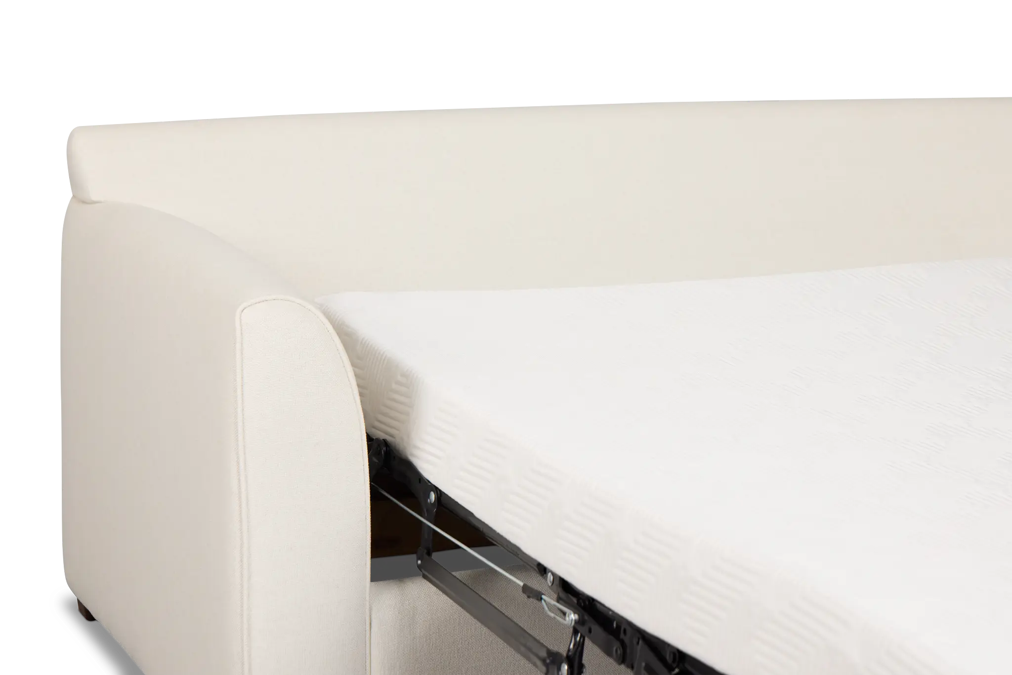 Tate Light Beige Fabric Cooling Memory Foam Sleeper Tate Light Beige Fabric Cooling Memory Foam Sleeper