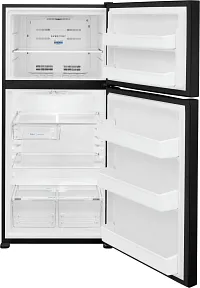 Frigidaire 1835 Series Black Top Freezer Refrigerator