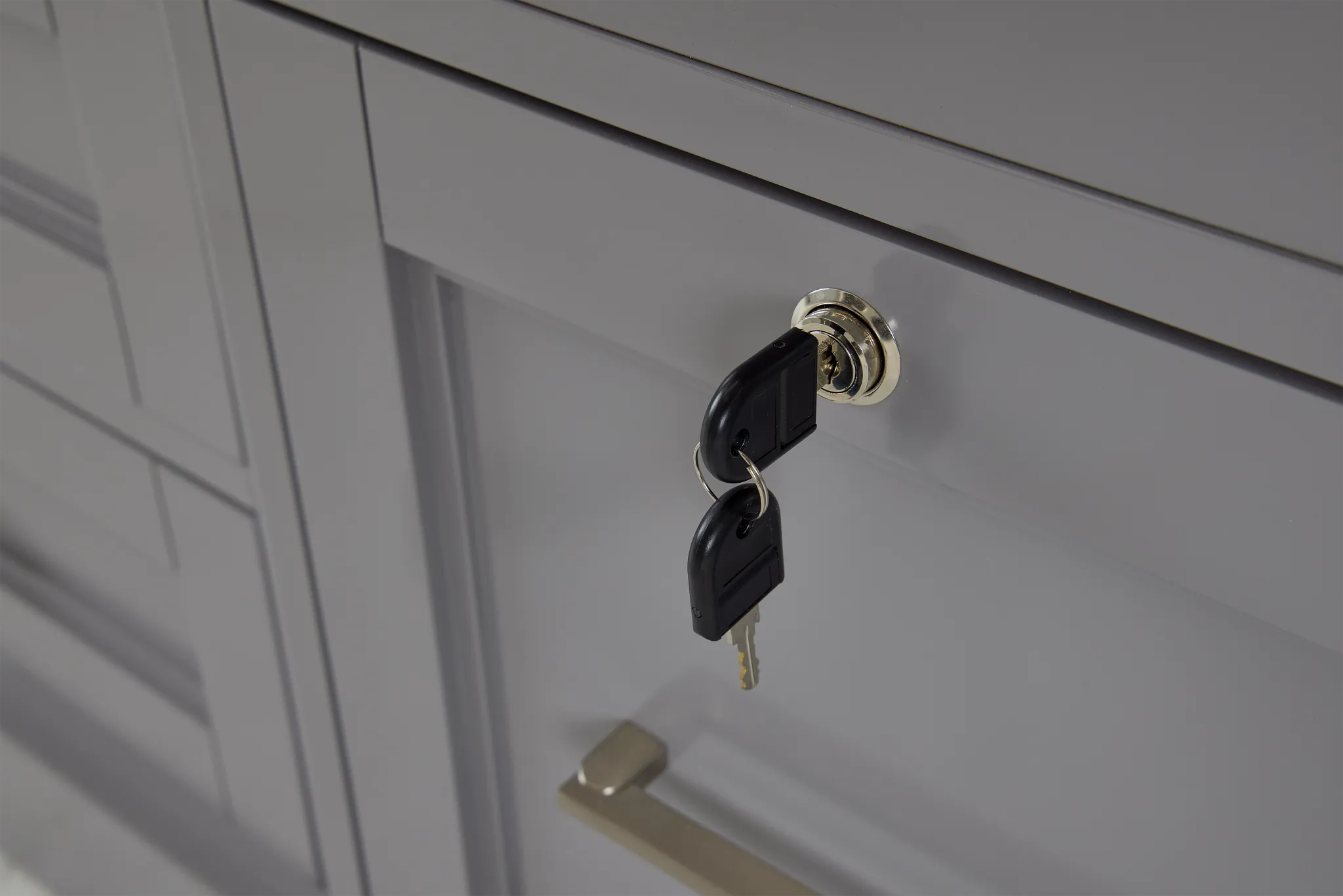 Newport Gray Drawer Wall Desk