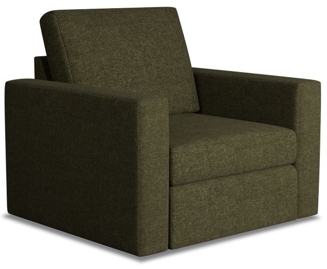 Citymod Green Fabric Swivel Chair