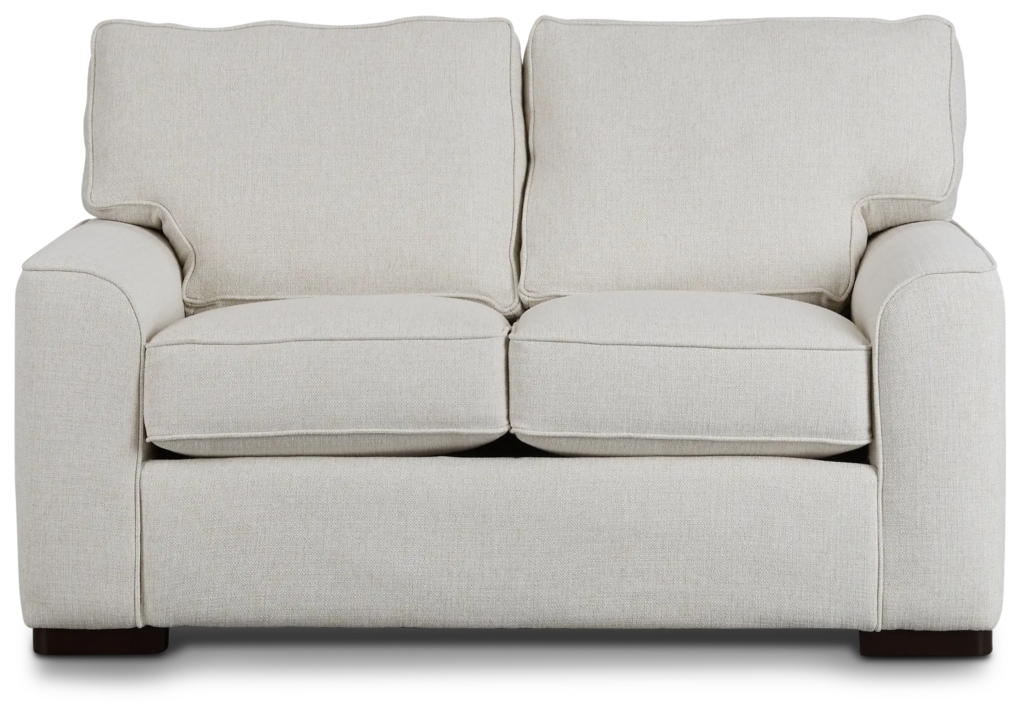 Austin White Fabric Loveseat Austin White Fabric Loveseat