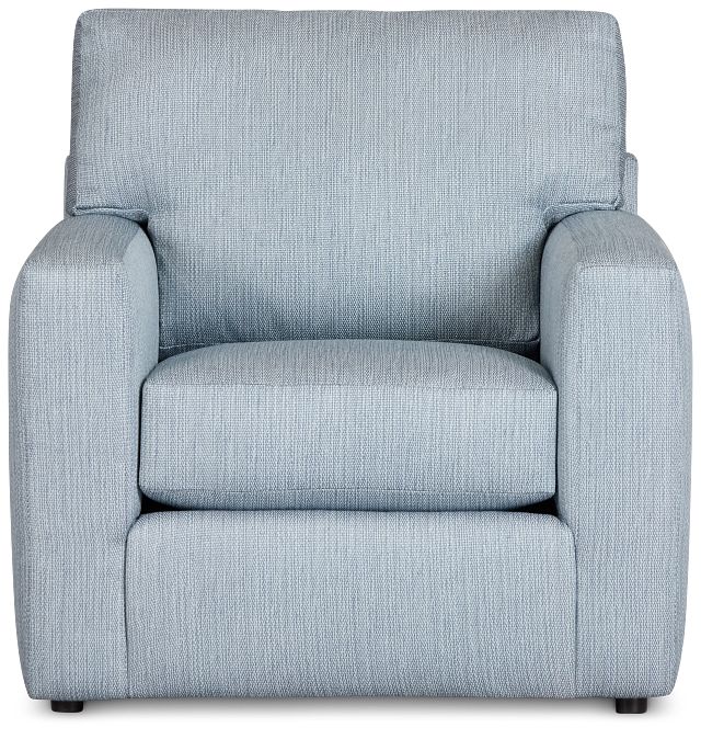 Rhodes Light Blue Fabric Chair