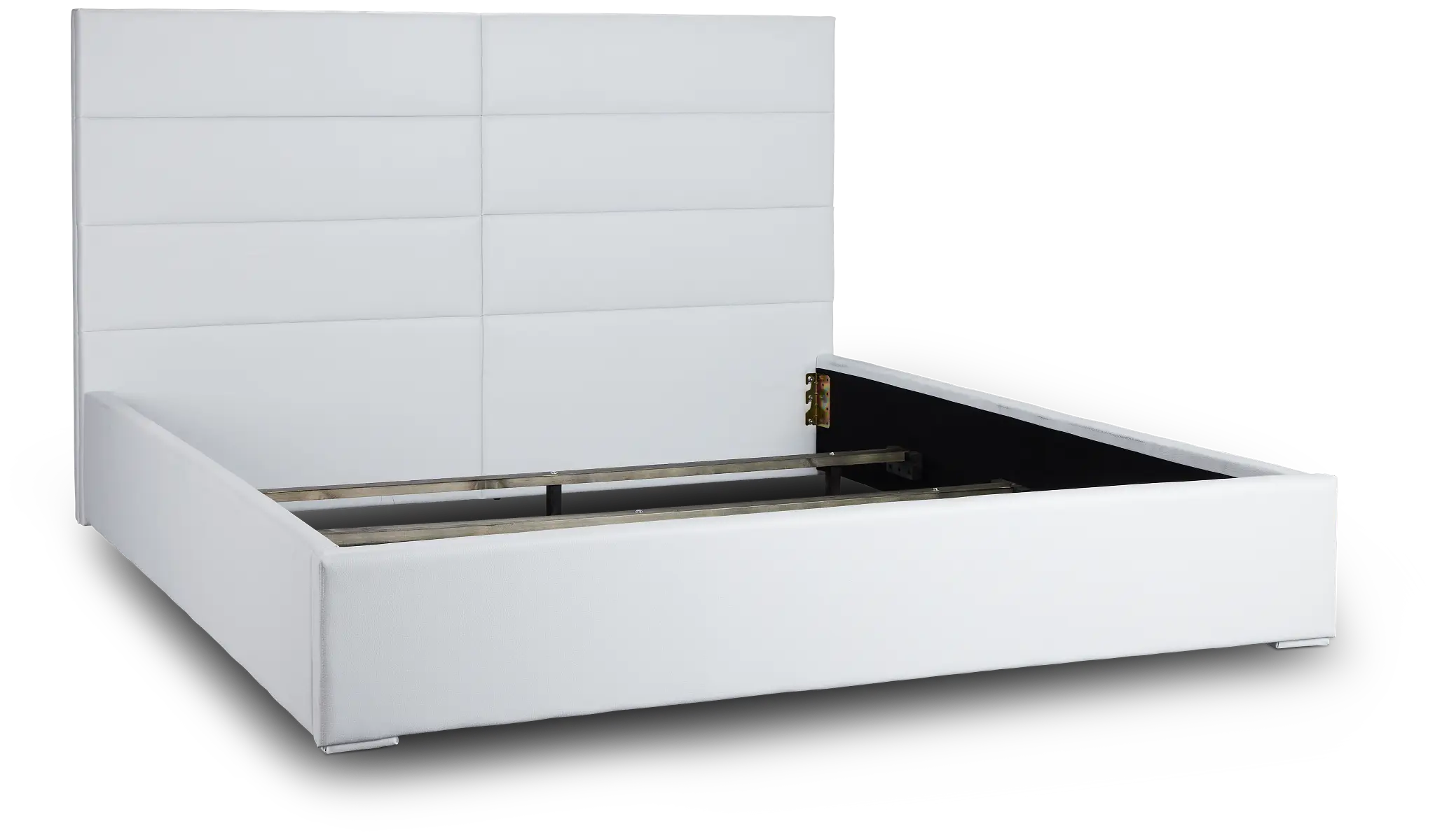 Doral White Uph Platform Bed Doral White Uph Platform Bed