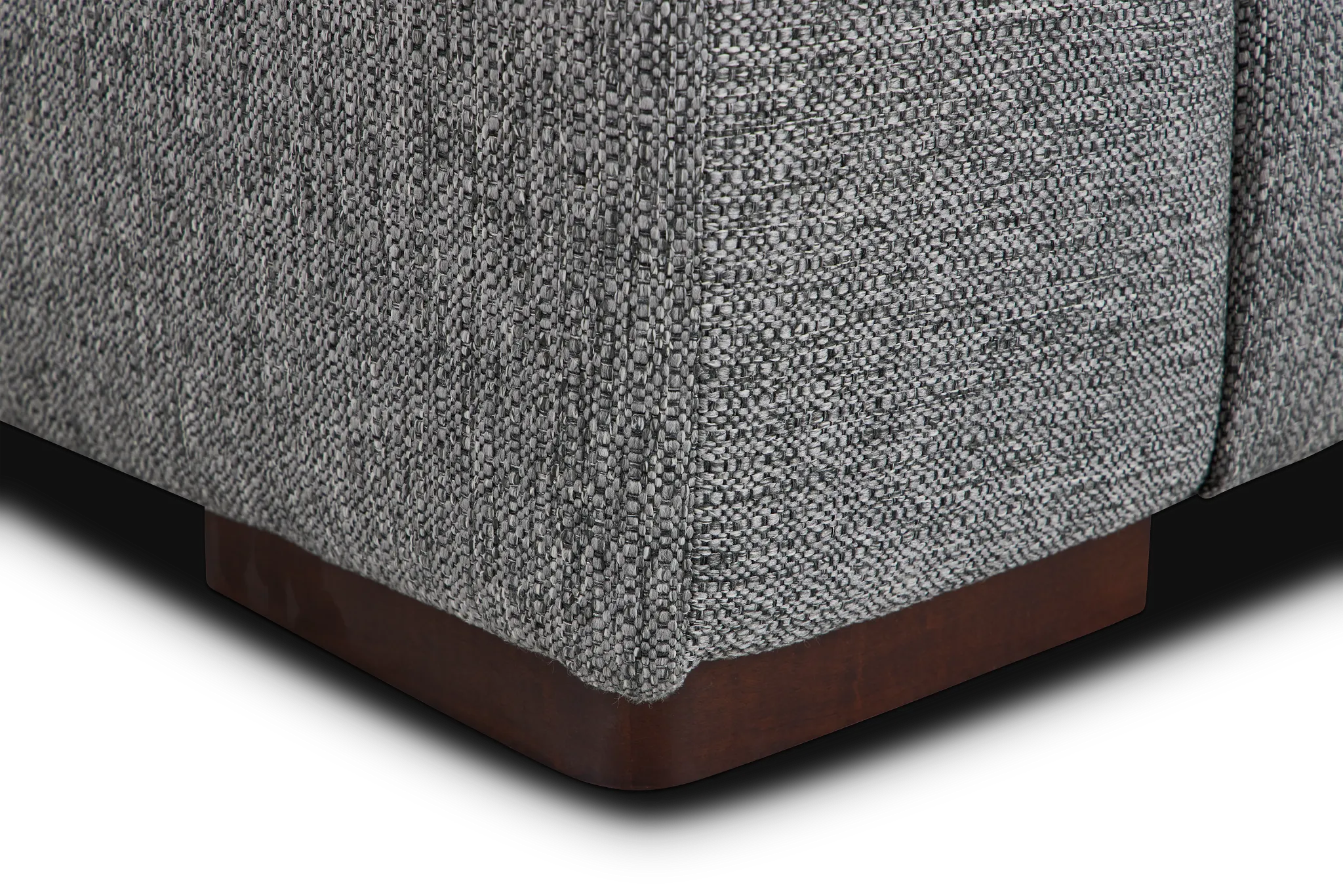 Veronica Dark Gray Down Loveseat