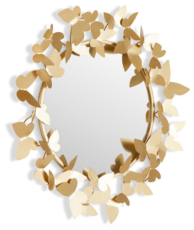Butterfly Gold Mirror (0)
