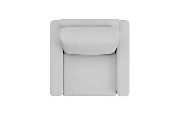 Edgewater Suave White Swivel Chair